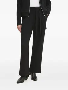 Брюки-карго в тонкую полоску DKNY, черный