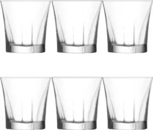 Стаканы для питья LAV Truva, набор из 6 штук, 280 мл, классический и элегантный дизайн Lav