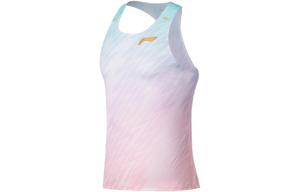 Майка Running Collection для мужчин, белый, с принтом на всю длину Lining, белый