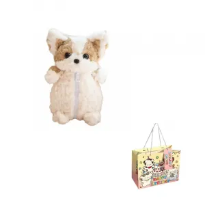 Плюшевая кукла корги 30 см высота KUMAOYA