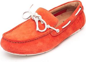 Мокасины мужские Clarks, оранжевый