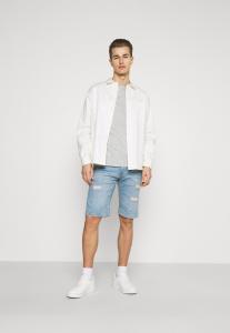 базовая футболка НАБОР 3 Pier One, черный/серый/бордо