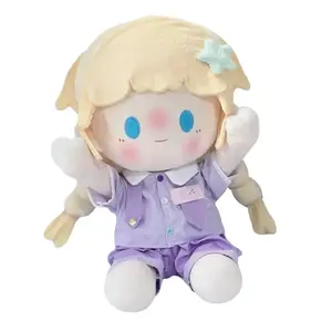 Кукла Big Brother Cotton Doll, плюшевая кукла, высота 40см Dolls and bears dance, фиолетовый