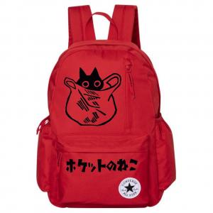 Converse Средний унисекс красный рюкзак из полиэстера, Pocket Kitten