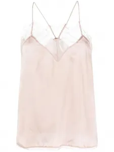 Топ с кружевом IRO, розовый