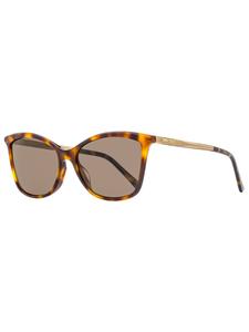 Женские прямоугольные солнцезащитные очки Jimmy Choo Ba/G/S 08670 Гавана/Золото 56 мм