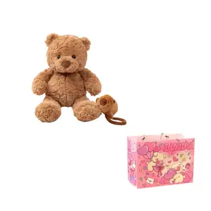 Плюшевая кукла Capybara Backpack Bear высотой 35 см LEVENKENESS