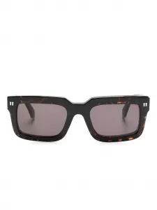 Очки в прямоугольной оправе Off-White, коричневый