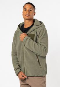 Флисовая куртка Sublevel TEDDY MIT KAPUZE, Middle-Green/Green