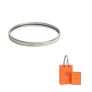 HERMES Эмалевые браслеты унисекс Silver