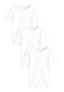 Футболка базовая 3 PACK STANDARD Next, цвет white