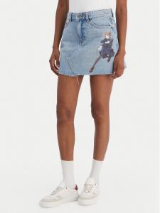 Джинсовая юбка regular fit Gadele 50557549 Hugo, синий