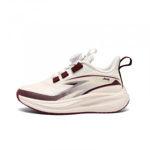 Детские кроссовки для бега Low top с амортизацией, поддержкой, дышащие, легкие, устойчивые к истиранию Jeep, бежевый burgundy