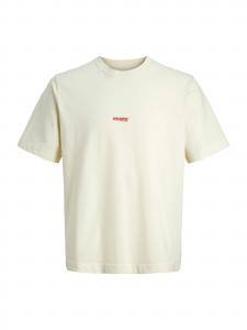 JACK & JONES Футболка 'JCOCLUB' в пастельно-желтом цвете