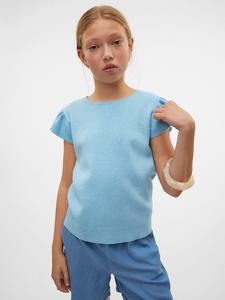 Футболка Vero Moda Girl, светло-синий