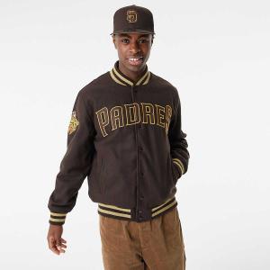 Куртка MLB SAN DIEGO PADRES PATCH VARSITY JACKET New Era, цвет Braun