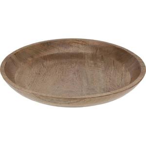 Декоративная миска из дерева манго, диаметр 40 см. Excellent Houseware, коричневый