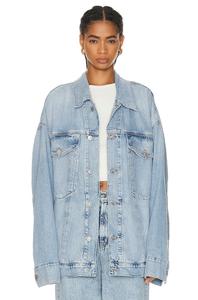 Куртка Agolde Wayne Denim, цвет Resent