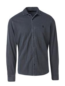 Рубашка на пуговицах классического кроя KOROSHI, черный