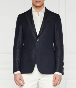 Элегантная куртка Ферри regular fit Oscar Jacobson, темно-синий