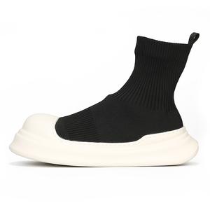 TIEKE Высокие повседневные туфли, увеличивающие рост, мужские, черные