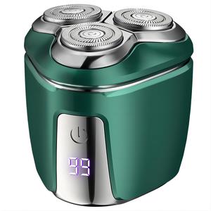 Бритва с поворотной головкой 2306, нержавеющая сталь, три лезвия, для мытья всего тела, магнитные LARGNER, Jasper