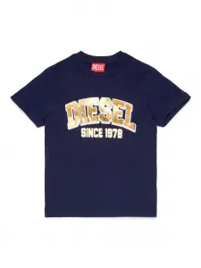 Футболка с логотипом Diesel Kids, синий