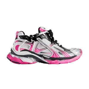 Кроссовки Balenciaga Wmns Runner Sneaker 'Gradient - White Pink Black', белый