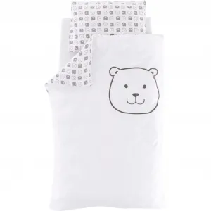 Детское постельное белье Dreamland Träumeland, белый/серый