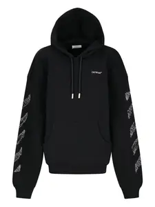 Толстовка с надписью "Scribble" OFF-WHITE, черный