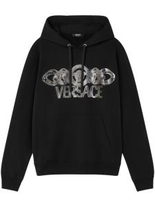 Versace худи Medusa On Chain, черный