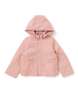 Двустороннее пальто из тафты и меха (90-140 см)