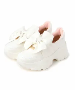 Кроссовки на платформе с лентой Yosuke Usa, цвет White