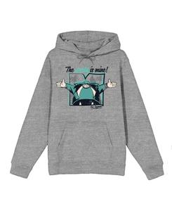 Мужская спортивная толстовка Dr Eggman цвета меланж Sonic The Hedgehog, Gray
