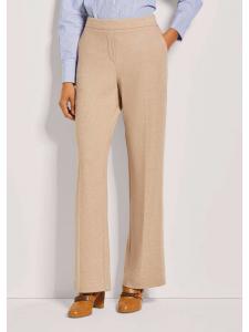 MADELEINE Широкие брюки со складками спереди, карамельного цвета