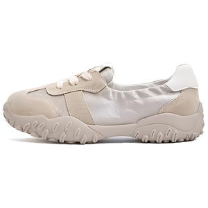 Низкие повседневные туфли, увеличивающие рост, женские LINGPAO, Beige