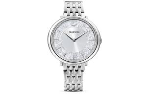 Кристальный шик Коллекция женские часы кварцевый механизм металлический ремешок серебристый циферблат 5544583 Silver Swarovski