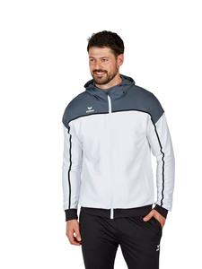 Куртка для тренировок и бега erima, цвет weiß/slate grey/schwarz