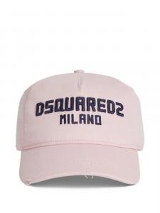 Бейсболка DSQUARED2 с вышитым логотипом, розовый