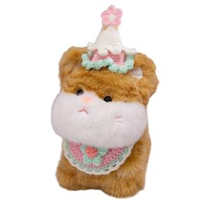 Милые плюшевые куклы котят в слюнявчиках высота 20см/30см Tak Bebe