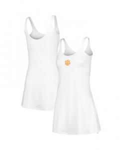 Белое женское платье с круглым вырезом и логотипом Clemson Tigers ZooZatz, белый