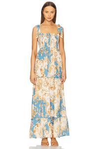 Платье цвета румян luceyr Agua Bendita, мультиколор
