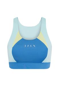 Спортивный бюстгальтер-бралетт Born Living Yoga Darana, синий/светло-синий