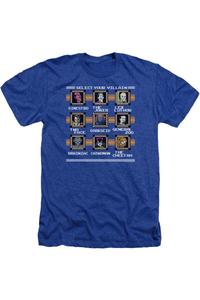 DC Comics Stage Select Adult Heather футболка / футболка Gildan, синий