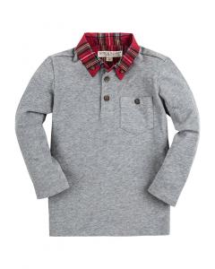 Рубашка Hope & Henry Polo Hope & Henry, серый