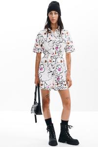 Платье с коротким рукавом CAMISEROFLOR