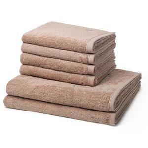 Vita Набор полотенец Ross (6 шт), 50x1x100 см цвет cappuccino