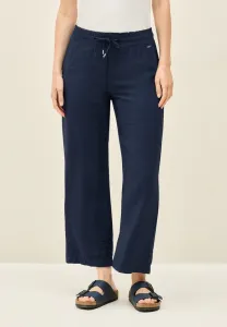 Брюки из саржи со структурой Cecil, Blau