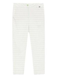 Брюки с геометричным принтом MARCCAIN, белый