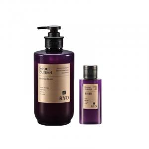 Увлажняющий и укрепляющий шампунь с ароматом для волос Ryo, seoul sunset (floral) 580ml + seoul sunset 100ml